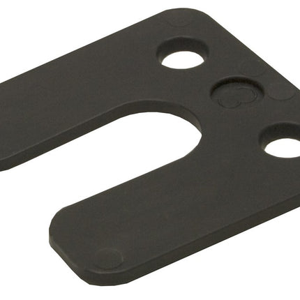 GB DRUKPLAAT MET SLEUF ZWART 3 KS 70X70