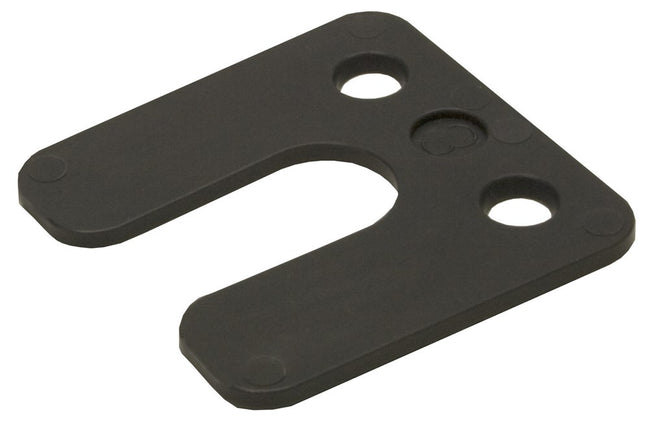 GB DRUKPLAAT MET SLEUF ZWART 3 KS 70X70