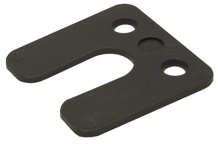 GB DRUKPLAAT MET SLEUF ZWART 3 KS 70X70