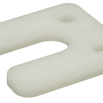 GB DRUKPLAAT MET SLEUF TRANSPARANT 6 KS    70X70