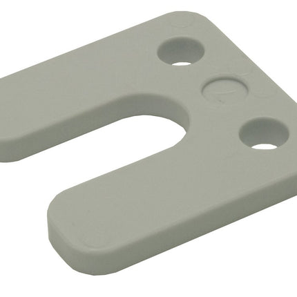 GB DRUKPLAAT MET SLEUF GRIJS 7 KS 70X70