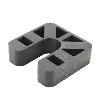 GB DRUKPLAAT MET SLEUF ZWART 20 KS 70X70