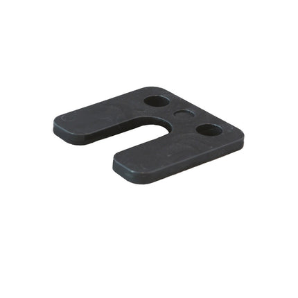 GB HOGEDRUKPLAAT MET SLEUF 5 ABS 70X70