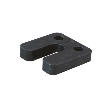 GB HOGEDRUKPLAAT MET SLEUF 10 70X70 ABS