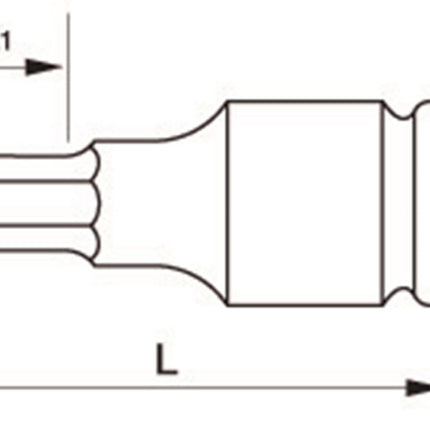 BAHCO VERLOOPSTUK 1 - 22MM