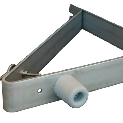 DEUROPVANGBEUGEL HAAKS COMPLEET 275X250X330 304 40X4