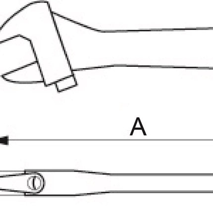 BAHCO MOERSLEUTEL 3VDE 8