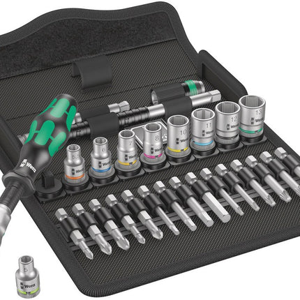 8100 SA 6 Zyklop Speed-ratelset, 1/4"-aandrijving, metrisch , 28 -delig