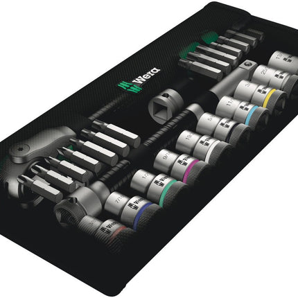 8100 SC 9 Zyklop Speed-ratelset, 1/2"-aandrijving, inch, 28 -delig