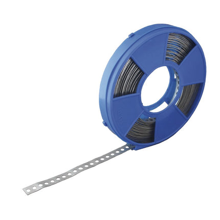 GB MONTAGEBAND BLAUWE CASSETTE - VLAK 10 MTR SV 12X0,8