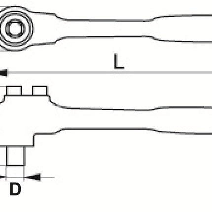 Afbeelding BAHCO ratel 1/2" vde 8150-1/2V