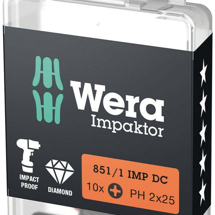 Afbeelding Wera bit phillips 851/1 IMP DC Impaktor