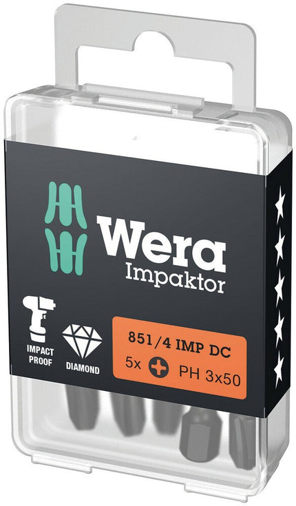 WERA BIT 851/4 IMP DC PH3X50 057657