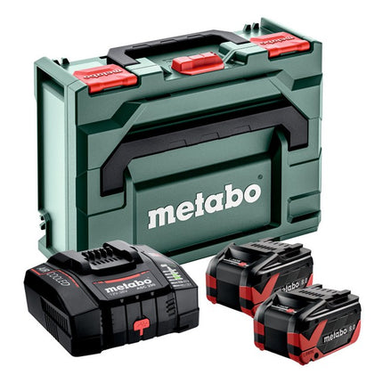 Afbeelding Metabo basis-set 2 x lihdx 8.0 ah + asc 290 + metabox 145