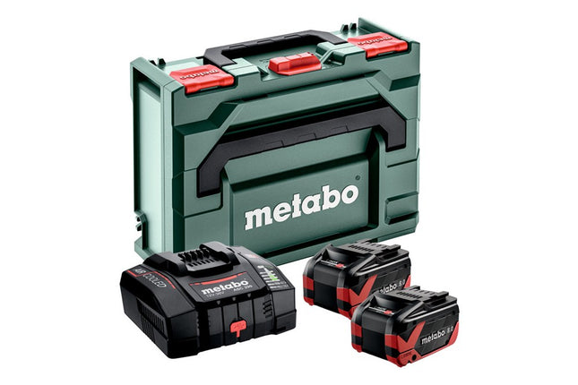 Afbeelding Metabo basis-set 2 x lihdx 8.0 ah + asc 290 + metabox 145