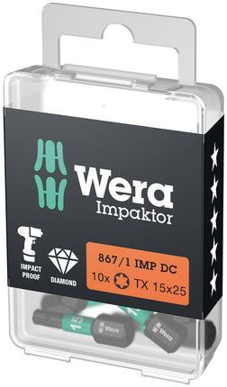 WERA BIT 867/1 IMP DC TX15X25 76230