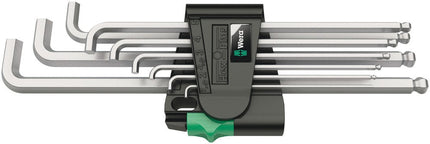 950/9 Hex-Plus 4 Stifsleutelset, metrisch, verchroomd, 9-delig