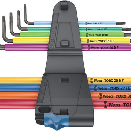 967/9 TX XL Multicolour HF 1 Stiftsleutelset met vasthoudfunctie, lang, 9-delig