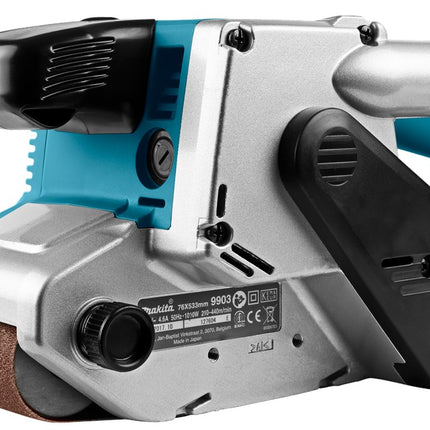 Afbeelding Makita 230 v bandschuurmachine 76 mm 9903