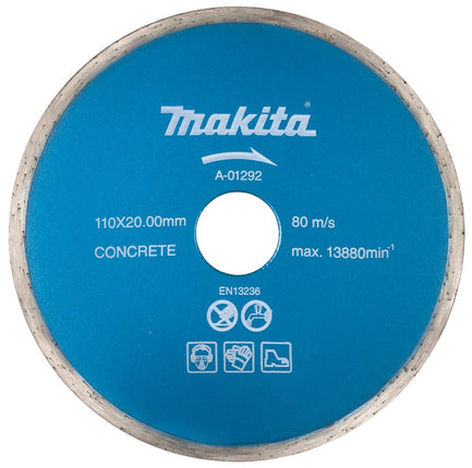 Afbeelding Makita diamantschijf 110x20x1.5mm uni A-01292