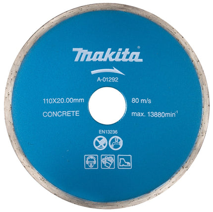 Afbeelding Makita diamantschijf 110x20x1.5mm uni A-01292
