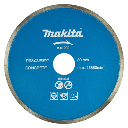 Afbeelding Makita diamantschijf 110x20x1.5mm uni A-01292