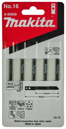 Afbeelding Makita decoupeerzaagblad no16 A-85830