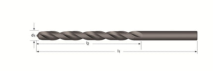 Afbeelding Dormer lange hss spiraalboor din340 A110