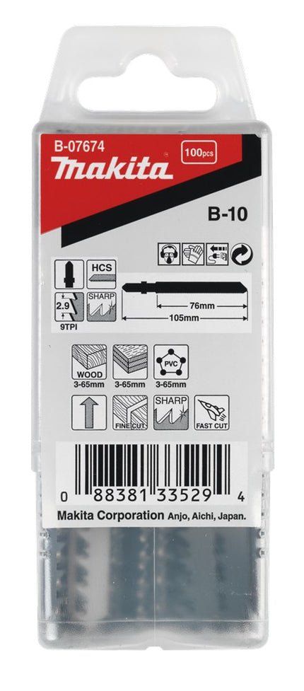 Afbeelding Makita decoupeerzgb hout 76mm b10 B-07674