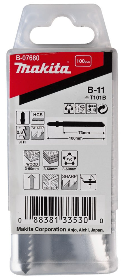 Afbeelding Makita decoupeerzgb hout 73mm t101b B-07680