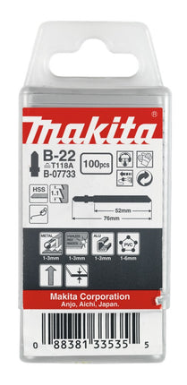 Afbeelding Makita decoupeerzgb m a 52mm t118a B-07733