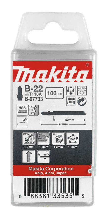 Afbeelding Makita decoupeerzgb m a 52mm t118a B-07733