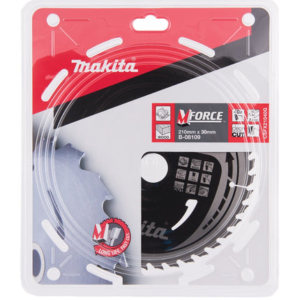 Afbeelding Makita zaagb mforce 210x30x2,3 40t15g B-08109