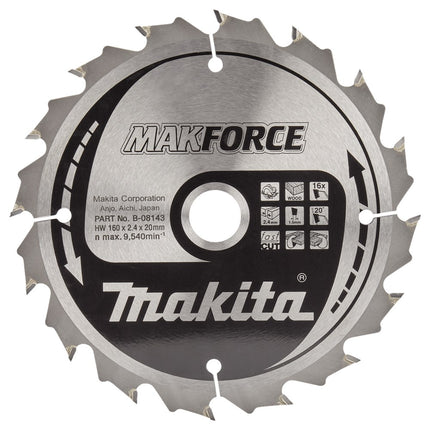 Afbeelding Makita zaagb hout 160x20x16t 20g B-08143