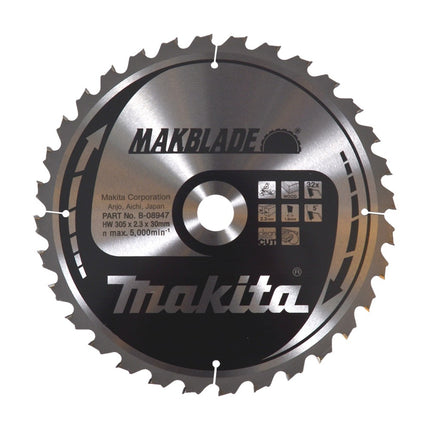 Afbeelding Makita zaagb hout 305x30 32t B-08947
