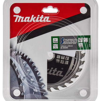 Afbeelding Makita zaagb hout 160x20x28t 23g B-09260