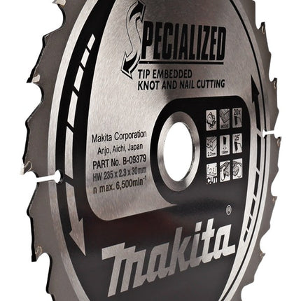 Afbeelding Makita zaagb tipe 235x30x2,3 16t 23g B-09379