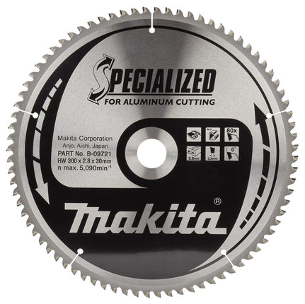 Afbeelding Makita zaagb alu 300x30x80t 0g B-09721