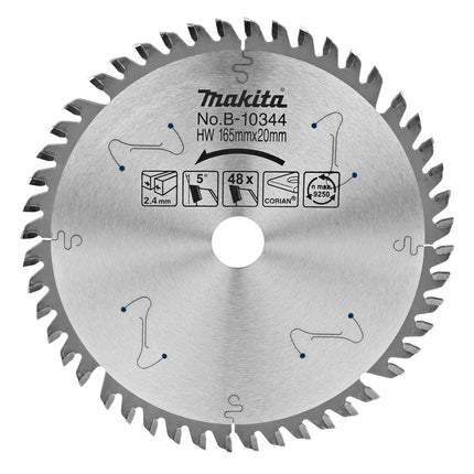 Afbeelding Makita zaagb corian 165x20x2,4 48t 5g B-10344