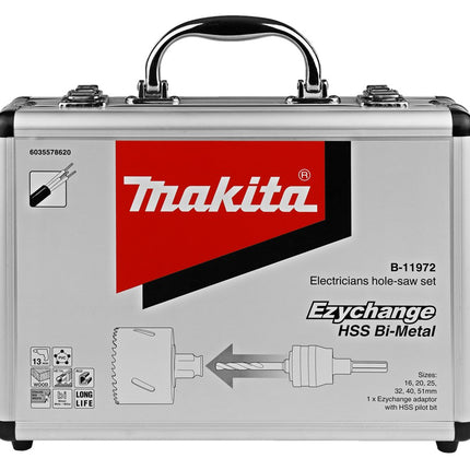 Afbeelding Makita gatzaagset 7-dlg bl. e-inst. B-11972