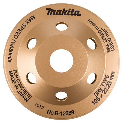 Afbeelding Makita komschijf diam vol 125x22mm B-12289