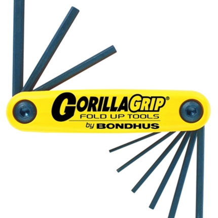 Bondhus GorillaGrip Inbussleutelset 9-Delig Engelse Maten 5/64-1/4" - 712589
