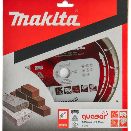 Afbeelding Makita diamantschijf 230x22,2mm rood B-12712