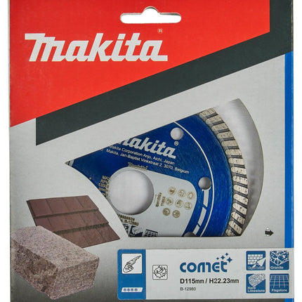 Afbeelding Makita diamantschijf 115x22,2mm blauw B-12980
