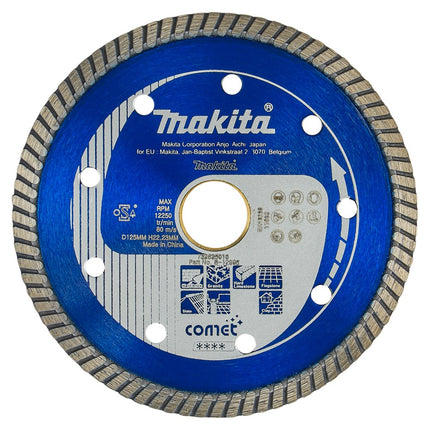 Afbeelding Makita diamantschijf 125x22,2mm blauw B-12996
