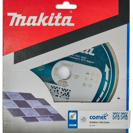Afbeelding Makita diamantschijf 180x22,2mm blauw B-13116