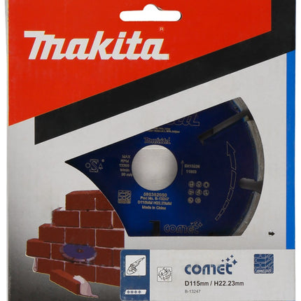 Afbeelding Makita diamantvoegsch. 115x22,2 blauw B-13247
