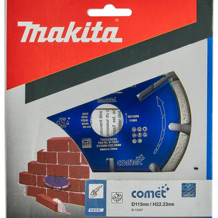 Afbeelding Makita diamantvoegsch. 115x22,2 blauw B-13247