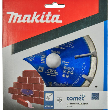 Afbeelding Makita diamantvoegsch. 125x22,2 blauw B-13253