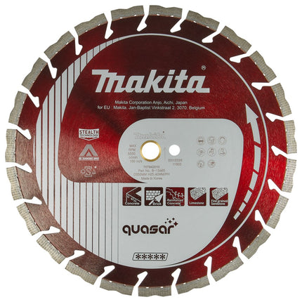 Afbeelding Makita diamantschijf 350x25,4/mm rood B-13465